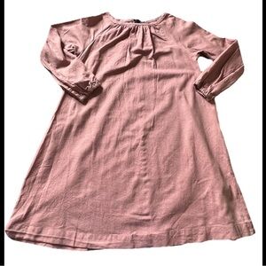 Anais & I Long-Sleeve Dress Girls 8 Mauve Pink Peasant Boho Art to Wear Casual